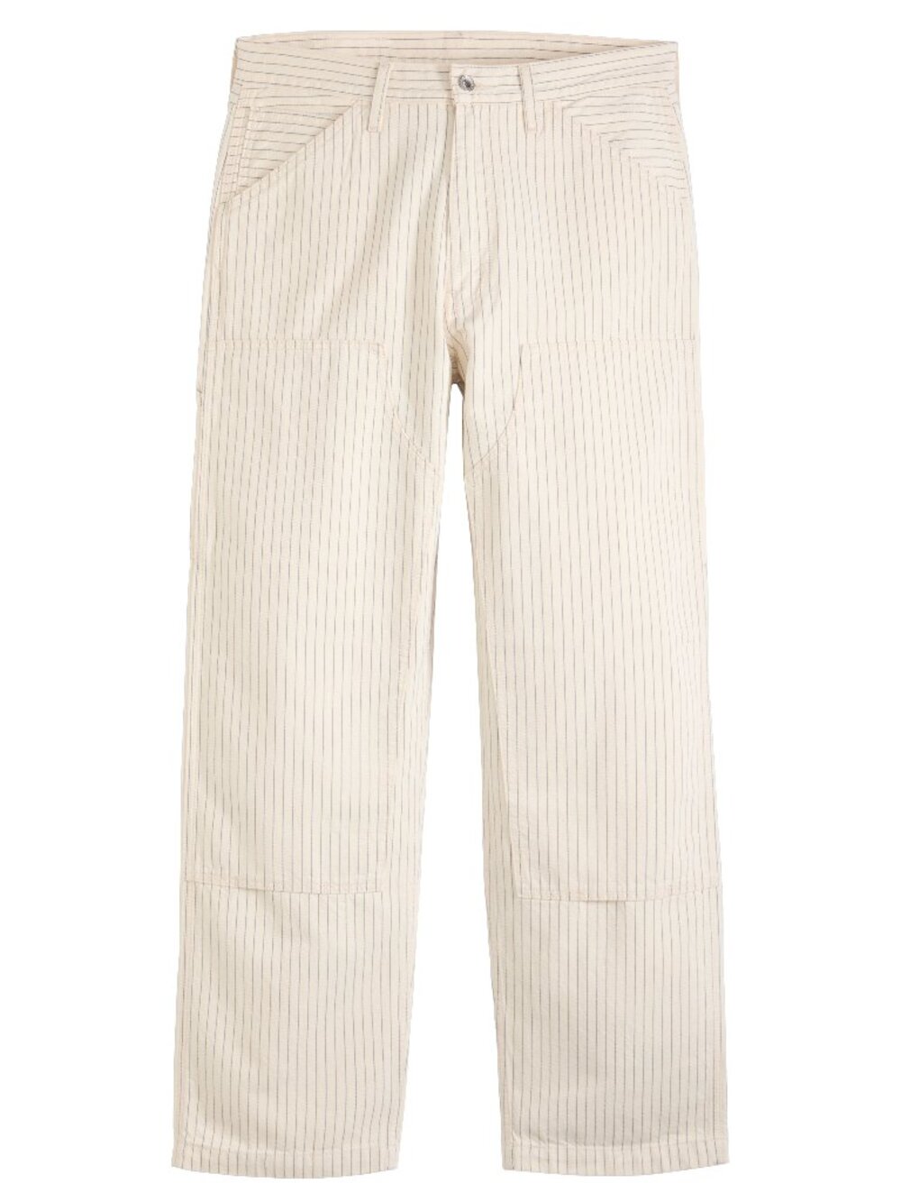 New! Levi's 568 Denim Stripe Carpenter Jeans Double-Knee Workwear Loose Straight